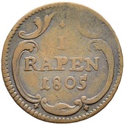 Rappen, Switzerland, 1805 reverse image