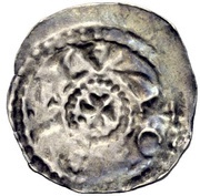 Denier, Switzerland, 1050-1100 reverse image