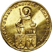 Ducat - Gerold II von Zurlauben, Switzerland, 1723 reverse image