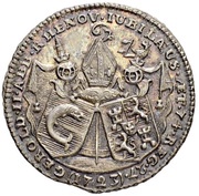 Ducat - Gerold II von Zurlauben Off-Metal Strike obverse image
