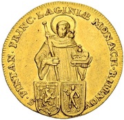 2 Ducats - Gerold II von Zurlauben, Switzerland, 1723 reverse image