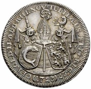 2 Ducats - Gerold II von Zurlauben Uniface obverse image