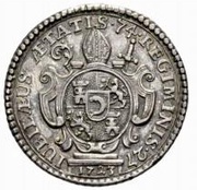 2 Ducats - Gerold II von Zurlauben Uniface reverse image