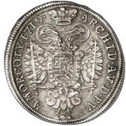 ½ Thaler - Charles VI Kuttenberg, Bohemia, 1719 reverse image