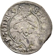 ½ Plappart Trilobe, Switzerland, 1424-1450 reverse image