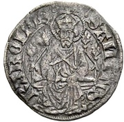 Plappart Small shield on cross, Switzerland, 1424 reverse image