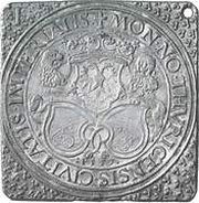 Thaler Klippe; 1½ thaler weight obverse image