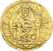 Ducat, Switzerland, 1556-1564 reverse image