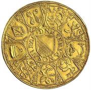 8 Ducats "Gold Schnabeltaler", Switzerland, 1559 reverse image