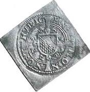 Schilling Klippe; 2 schillings weight obverse image