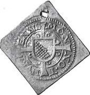 Schilling Klippe; 1½ schillings weight obverse image