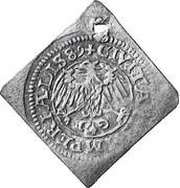 Schilling Klippe; 1½ schillings weight reverse image