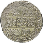 48 Kreuzer - Frederick Prague, Bohemia, 1620 reverse image