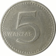 5 Kwanzas reverse image