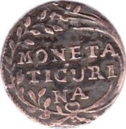 Rappen, Switzerland, 1633 reverse image