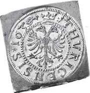 Batzen Klippe; 4 batzens weight, Switzerland, 1639 reverse image