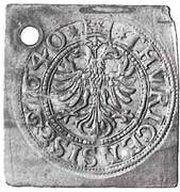 Batzen Klippe; 2 batzens weight, Switzerland, 1640 reverse image