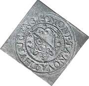 Dicken Klippe; rosettes in fields obverse image