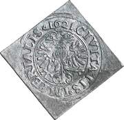 Dicken Klippe; rosettes in fields, Switzerland, 1621 reverse image
