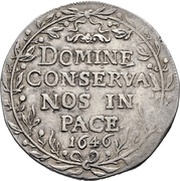Thaler, Switzerland, 1646 reverse image