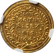 ½ Ducat, Switzerland, 1641-1671 reverse image