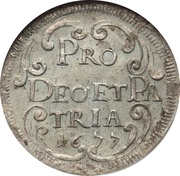 10 Schillings, Switzerland, 1655-1700 reverse image
