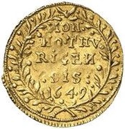 ¼ Ducat, Switzerland, 1641-1671 reverse image
