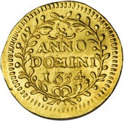 ¼ Ducat, Switzerland, 1654-1662 reverse image