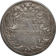 Thaler, Switzerland, 1661-1665 reverse image