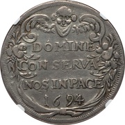 Thaler, Switzerland, 1673-1694 reverse image