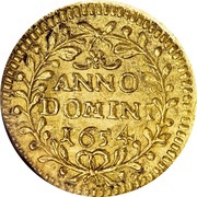 ½ Ducat, Switzerland, 1654-1662 reverse image