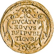 Ducat, Switzerland, 1661 reverse image