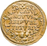 Ducat, Switzerland, 1662 reverse image