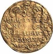 Ducat, Switzerland, 1693 reverse image