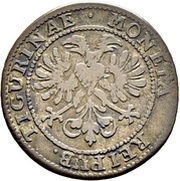 Schilling, Switzerland, 1725 reverse image