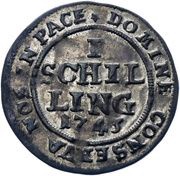Schilling, Switzerland, 1725-1754 reverse image