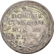 20 Schillings, Switzerland, 1707-1716 reverse image