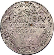 20 Schillings, Switzerland, 1718-1768 reverse image