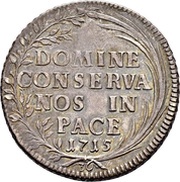 ½ Thaler, Switzerland, 1713-1717 reverse image