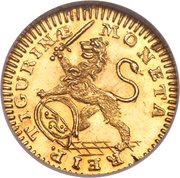 ¼ Ducat obverse image