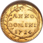 ¼ Ducat, Switzerland, 1708-1716 reverse image