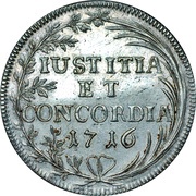 Thaler, Switzerland, 1713-1717 reverse image
