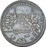 Thaler, Switzerland, 1722-1728 reverse image