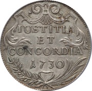 Thaler, Switzerland, 1724-1734 reverse image