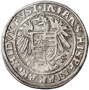 1 Thaler - Ferdinand I Joachimsthal, Bohemia, 1548-1559 reverse image