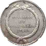 Thaler, Switzerland, 1780 reverse image