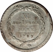 Thaler, Switzerland, 1783-1796 reverse image