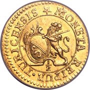 ½ Ducat obverse image