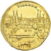 6 Ducats, Switzerland, 1739 reverse image