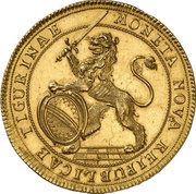 10 Ducats "Gold Schanzentaler" obverse image